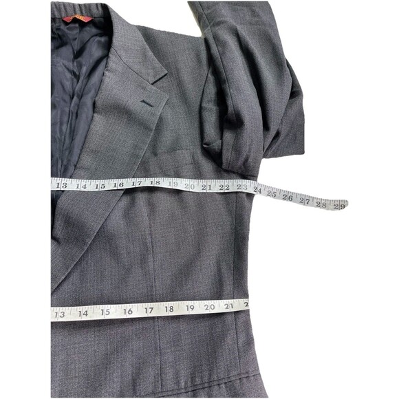 Vintage The Andover Shop 2pc Bespoke Suit Mens 44L 38x29 2-Button Made in USA - Picture 11 of 15